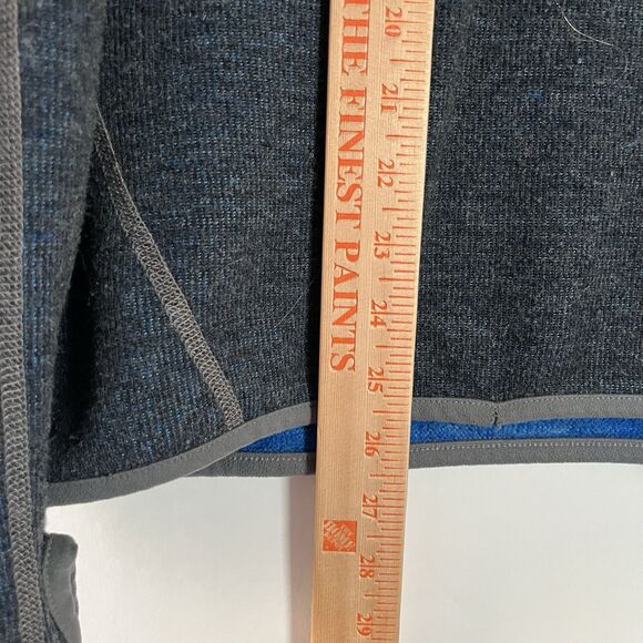 Kuhl Chianti Fleece 1/4 Zip Pullover Medium Poly Wool Blend Navy Blue Gorpcore - Picture 7 of 10